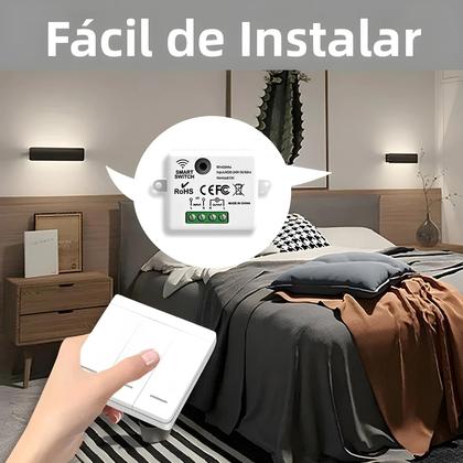 Imagem de Interruptor De Luz LED Sem Fio Controle Remoto RF 433Mhz 1/2/3 Gang Smart Interruptor 10A 110V 220V
