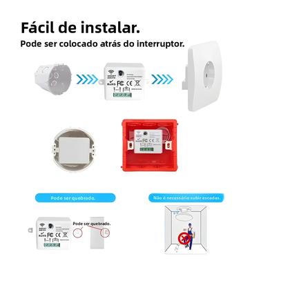 Imagem de Interruptor De Luz Sem Fio 1/2/3 Gang RF 433Mhz Receptor De Relé Controle Remoto Para Lâmpada LED