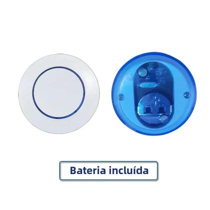 Imagem de Interruptor de Luz Sem Fio 10A 433MHz - Botão Redondo com Controle Remoto