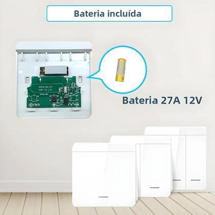 Imagem de Interruptor De Luz Sem Fio 433Mhz Controle Remoto RF Interruptor Inteligente Para Lâmpada LED 10A
