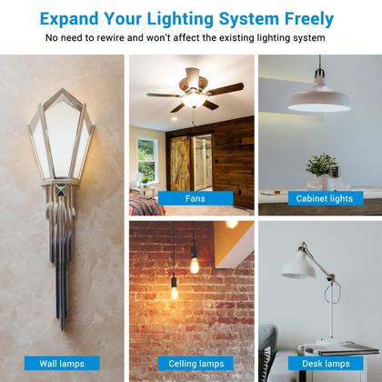 Imagem de Interruptor de luz sem fio DEWENWILS 10A/1200W 100m de alcance RF