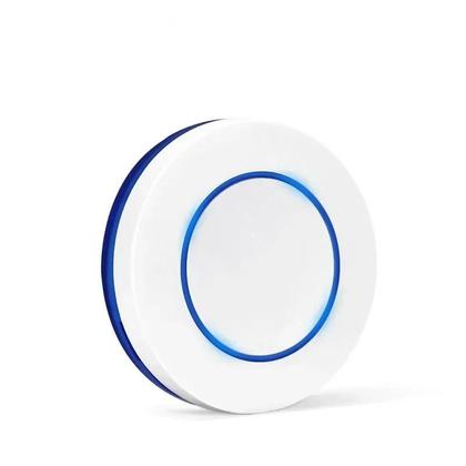 Imagem de Interruptor De Luz Sem Fio RF433Mhz Com Controle Remoto, Painel De Botão Redondo Mini, 220V 110V,