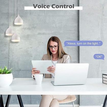 Imagem de Interruptor de luz WiFi Smart Switch Lesim de 2,4 GHz, pacote com 2 unidades, preto