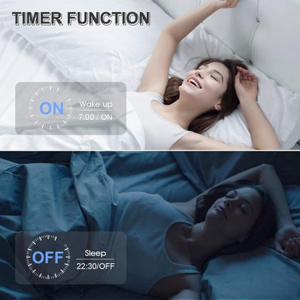 Imagem de Interruptor de luz WiFi Smart Switch Lesim de 2,4 GHz, pacote com 2 unidades, preto