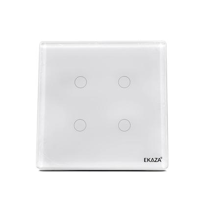 Imagem de Interruptor de Parede 4x4 com 4 Botões e Wifi+BLE Branco