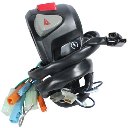 Imagem de Interruptor de partida botão com pisca alerta CG150 CG160 Fan Titan modelo CB500 com piscas led