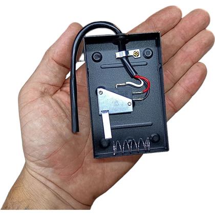 Imagem de Interruptor de Pedal Comando Pedaleira Metal 10a Sem Proteção 1na+1nf Bivolt