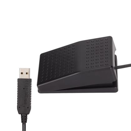 Imagem de Interruptor de pedal USB para jogos, programa de controle de uma tecla, mouse de computador, teclado com luz indicadora, interruptor mecânico de pedal, para zoom, configurações da chave de transcrição, testes de fábrica, controle de instrumentos