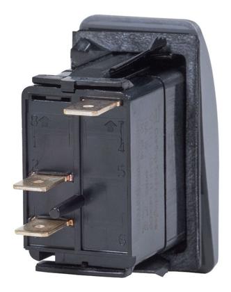 Imagem de Interruptor De Pressão Preto Botão 3Pinos Com Led Branco