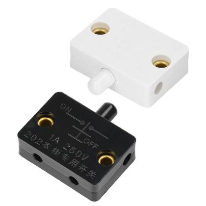 Imagem de Interruptor De Reinício Automático 250V Com Controle Por Toque Para Armários De Armazenamento,