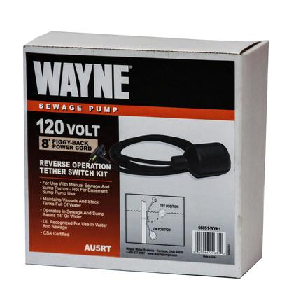Imagem de Interruptor de Retención Reverso Wayne AU5RT 120V con Enchufe Enchufable