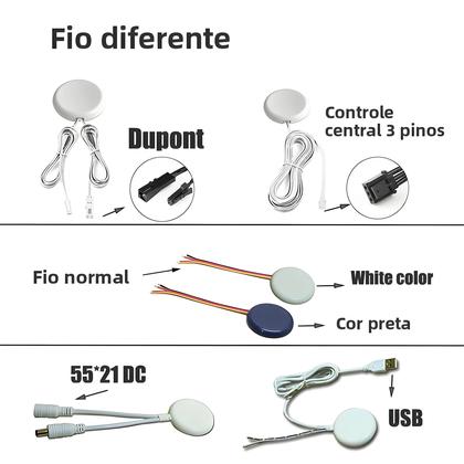 Imagem de Interruptor De Sensor De Movimento LED 12V 24V PIR Infravermelho Para Luz Inteligente Automática