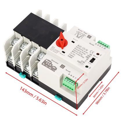 Imagem de Interruptor de transferência automática de energia Focket NLQ3 125 4P 100A