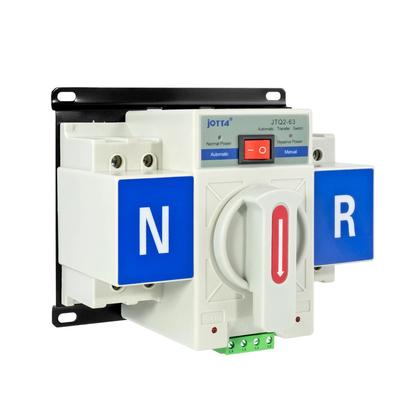 Imagem de Interruptor De Transferência Automático 63A 2P 220V 110V 50/60Hz, Disjuntor De Mudança Manual De