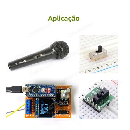 Imagem de Interruptor Deslizante Micro De 3 Pinos SPDT Mini 5 Posições 1P2T Montagem Em PCB Para Arduino 3mm