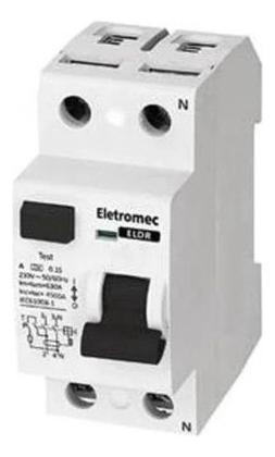 Imagem de Interruptor Diferencial 25a 2p 30ma 400v Eletromec