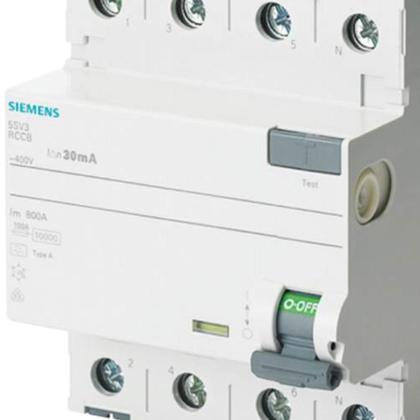 Imagem de Interruptor Diferencial 4X80a 30Ma 5Sv53470mb Siemens