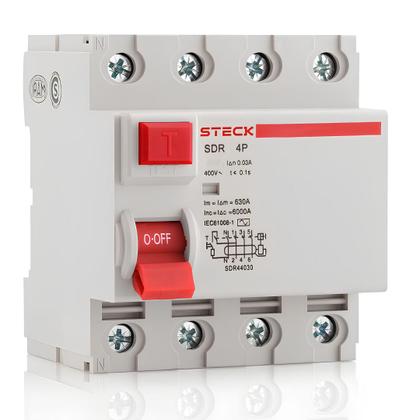 Imagem de Interruptor Diferencial DR 4P 63A SDR46330 - Steck