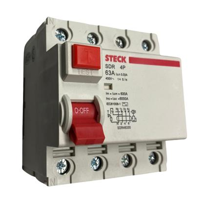 Imagem de Interruptor Diferencial Residual Disjuntor DR 4P Tetrapolar 63A 30ma