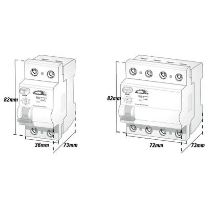 Imagem de Interruptor Diferencial Residual Dr 63A 30Ma 2P Alumbra