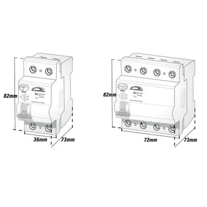 Imagem de Interruptor Diferencial Residual Dr 63A 30Ma 4P Alumbra