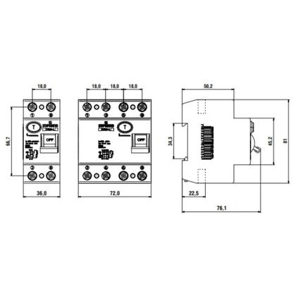 Imagem de Interruptor Diferencial Residual Soprano DRS2 L-040A