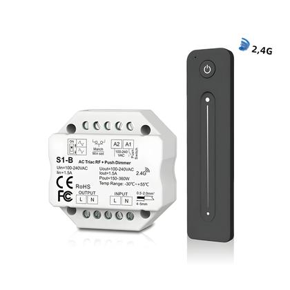 Imagem de Interruptor Dimmer LED Sem Fio RF 220V 24G R11 Triac AC 230V Para Lâmpada LED