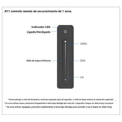 Imagem de Interruptor Dimmer LED Sem Fio RF 220V 24G R11 Triac AC 230V Para Lâmpada LED
