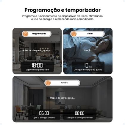 Imagem de Interruptor Disjuntor 63 Inteligente Wifi P/ Quadro Eletrico