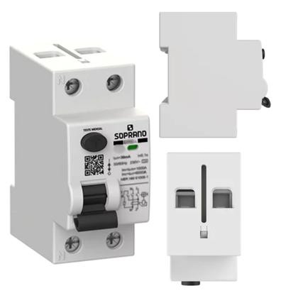 Imagem de Interruptor Dr Bipolar 63a 30ma Soprano DRS- L