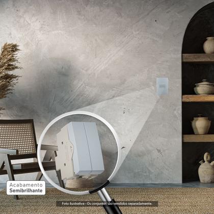 Imagem de Interruptor Duplo 2 em 1 Paralelo Cinza Sleek MarGirius