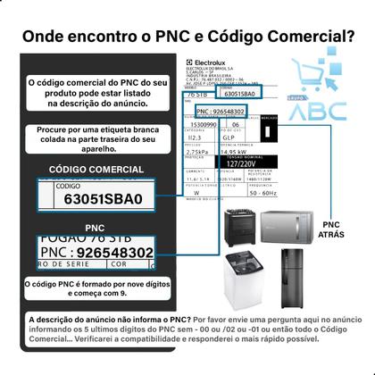 Imagem de Interruptor Duplo Acendimento Fogão Electrolux 64503012