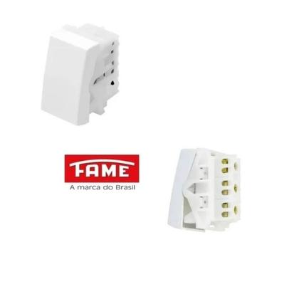 Imagem de Interruptor Duplo Paralelo 16a/250v Evidence - Fame