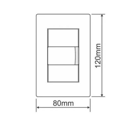 Imagem de Interruptor Duplo Paralelo 16a/250v Evidence - Famee
