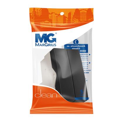 Imagem de Interruptor Duplo Paralelo Preto Fosco Clean MarGirius