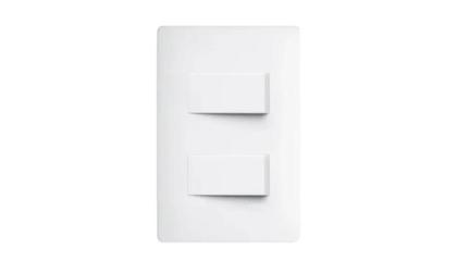 Imagem de Interruptor Duplo Simples Distante Habitat 16A 250V - Fame