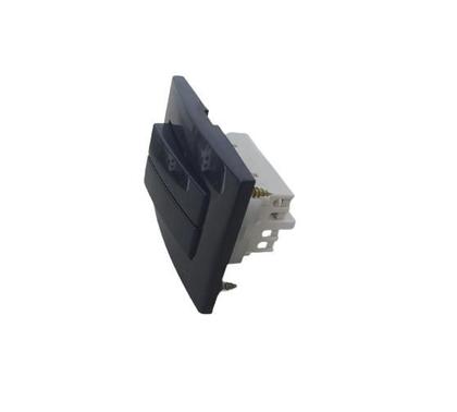 Imagem de Interruptor Duplo Simples Para Móveis Margirius Preto 10a