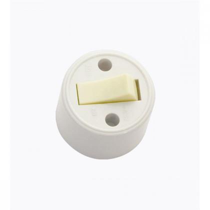 Imagem de Interruptor Externo Fame Redondo Cinza 1 Simples