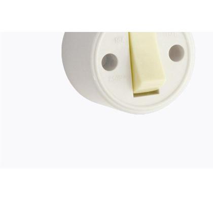 Imagem de Interruptor Externo Fame Redondo Cinza 1 Simples