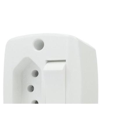 Imagem de Interruptor Externo Ilumi Redondo Branco 1 Simples+Tomada 20A 16545Pct - Kit C/10
