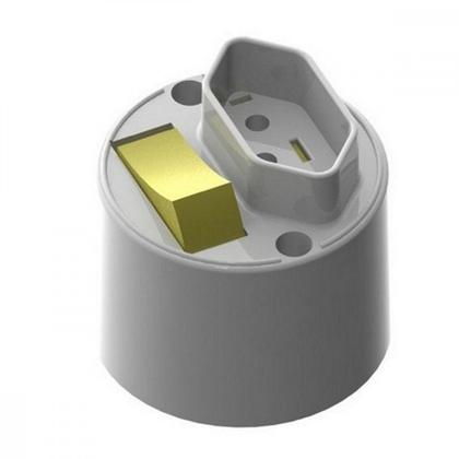 Imagem de Interruptor Externo Ilumi Redondo + Tomada 2P+T. 20A. 16541 . / Kit C/ 10 Peças