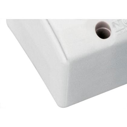 Imagem de Interruptor Externo Perlex Retangular 1 Paralelo Brnaco 171Brc/10 - Kit C/10