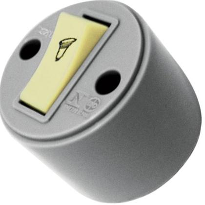 Imagem de Interruptor Externo Perlex ''X'' Redondo 1 Campainha 1085