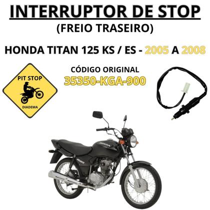 Imagem de Interruptor Freio Traseiro Honda Cg 125 Titan - 2005 a 2008