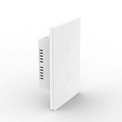 Imagem de Interruptor Inteligente 2 Botões Touch Wi-Fi App Vidro
