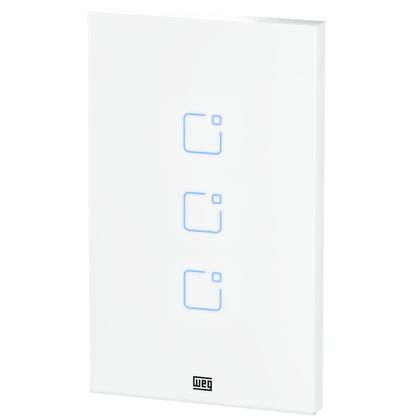 Imagem de Interruptor Inteligente 3 Botões Weg Home Branco
