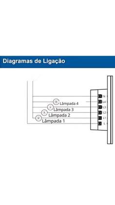 Imagem de Interruptor Inteligente 3 Botões Weg Home Branco