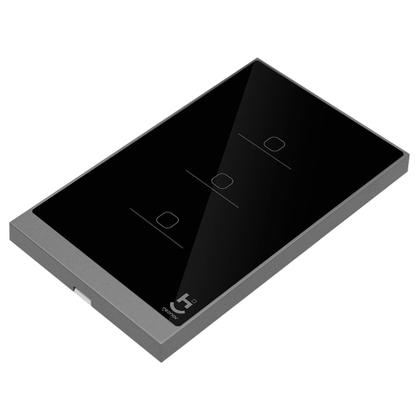 Imagem de Interruptor Inteligente 3 Teclas Conexão Zigbee Compatível com Assistente de voz, IOS e Android Preto - Geonav