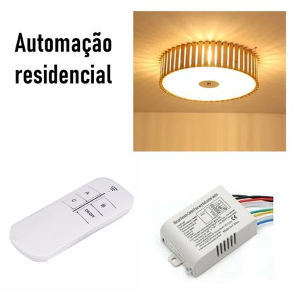 Imagem de Interruptor Inteligente Automação Simplificada P/ Lampada Led C/ Contole  3 Vias 
