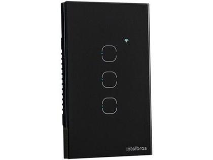Imagem de Interruptor Inteligente de Iluminação EWS 1003 - Touch Smart Intelbras Wi-Fi compatível com Alexa